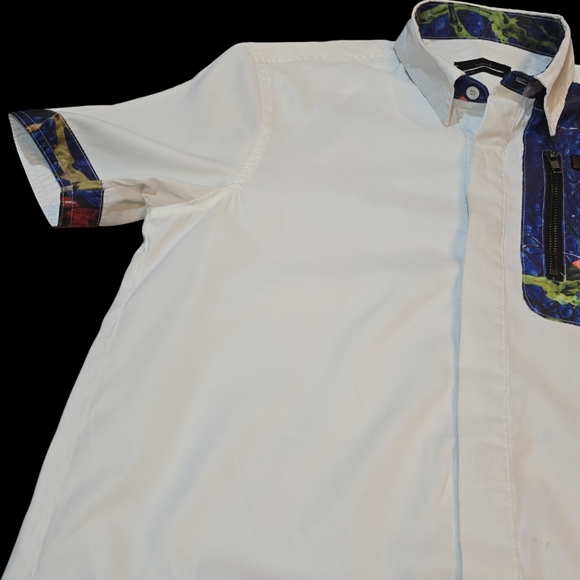 FORTE MENS CASUAL  BUTTON-DOWN SHIRT M - Picture 3 of 8